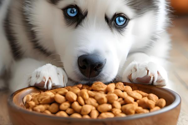 哈士奇的饲养方法，在早晨或傍晚喂食