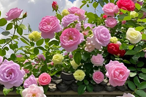 蔷薇的花语，寓意浪漫爱情、永恒微笑等