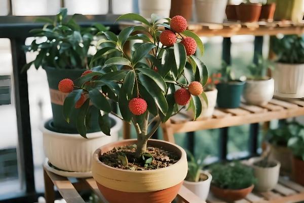 荔枝盆栽可以结果吗，是能结果的