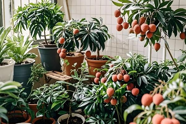 荔枝盆栽可以结果吗，是能结果的