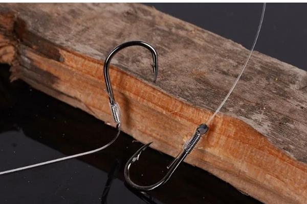 双钩怎么打结，按以下步骤进行