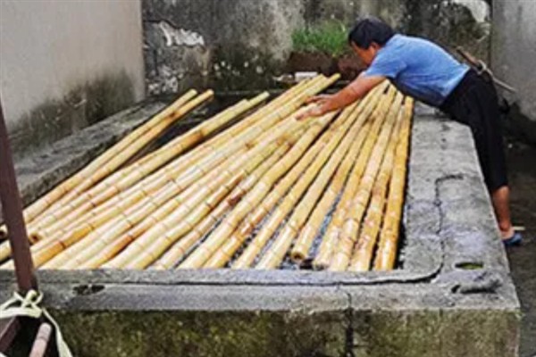 竹子怎样做防腐处理，需放在石灰水中浸泡1-2天