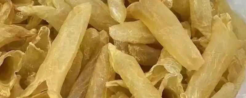 黄花筒与黄花胶的区别,来源和外形均不同