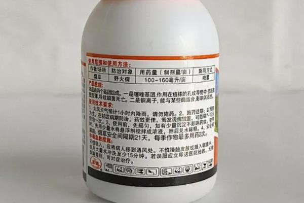 噻菌铜的防治对象，可防治白菜软腐病、黄瓜角斑病等病害