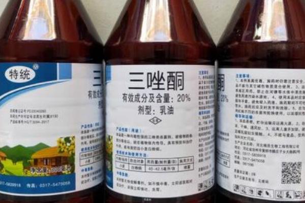 三唑酮如何使用,可以茎叶喷雾、处理种子等