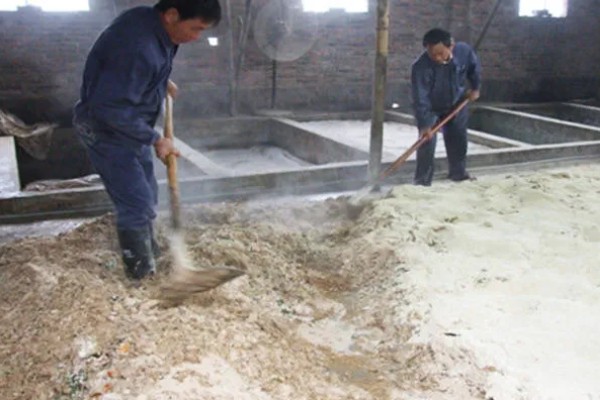 豆渣养猪的方法，豆渣发酵剂用米糠按照1:5的比例稀释