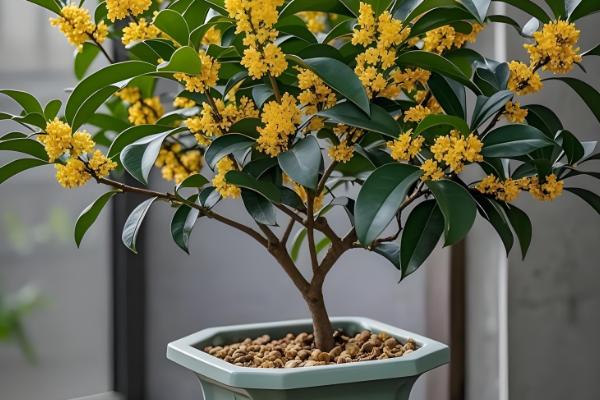 桂花不开花的原因分析,可能是花期未到所致