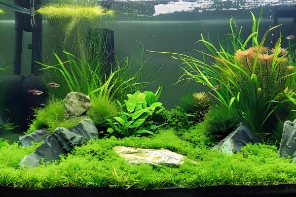 满水如何栽培水草种子,撒播后经过1-2天再注满水