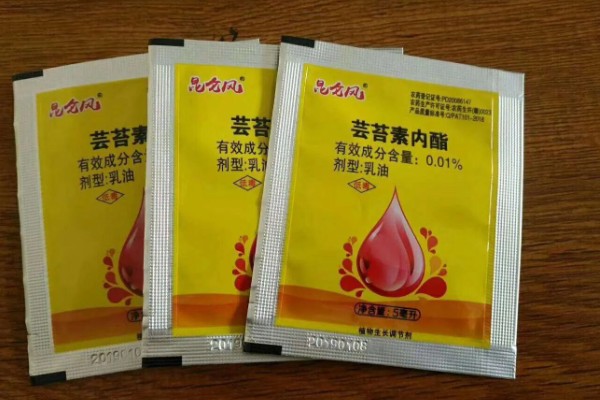 芸苔素的拌种用量，10毫升兑水250-500公斤