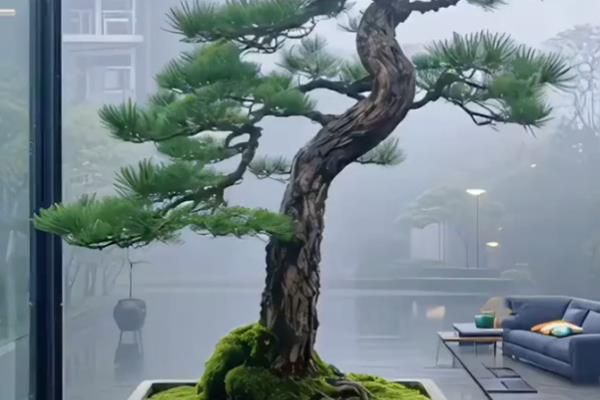松树盆景适合放家里养吗,适合放家里