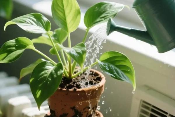 绿萝多久浇水一次，春秋季节每2-3天给1次水