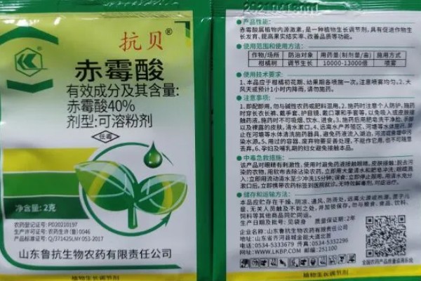 赤霉酸的作用，可以提高结实率