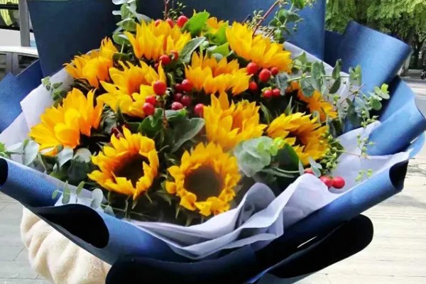 15朵向日葵的花语,寓意为你心动、幸福无边等