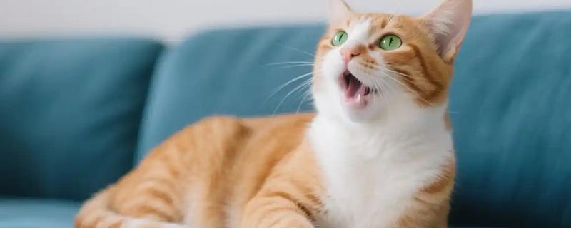 猫叫不出声音的原因，可能是上火、感冒等因素所致